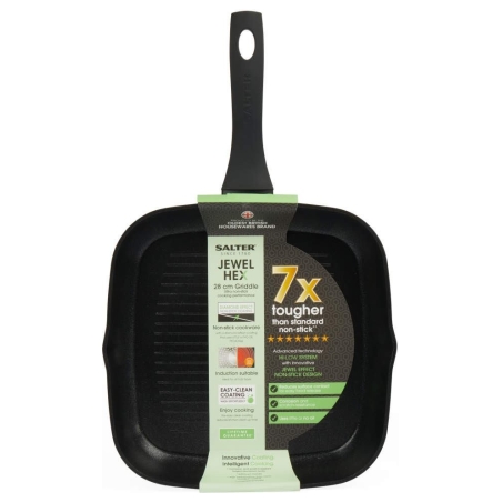 Salter BW116231SA Jewel Hex 28cm Griddle Pan
