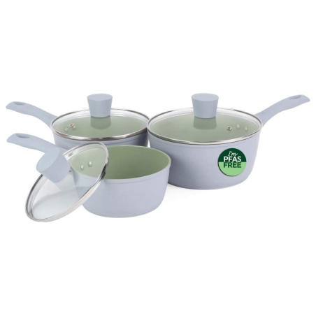 Salter BW092831EU7 Earth 3 Piece (16/18/20cm) Pan Set