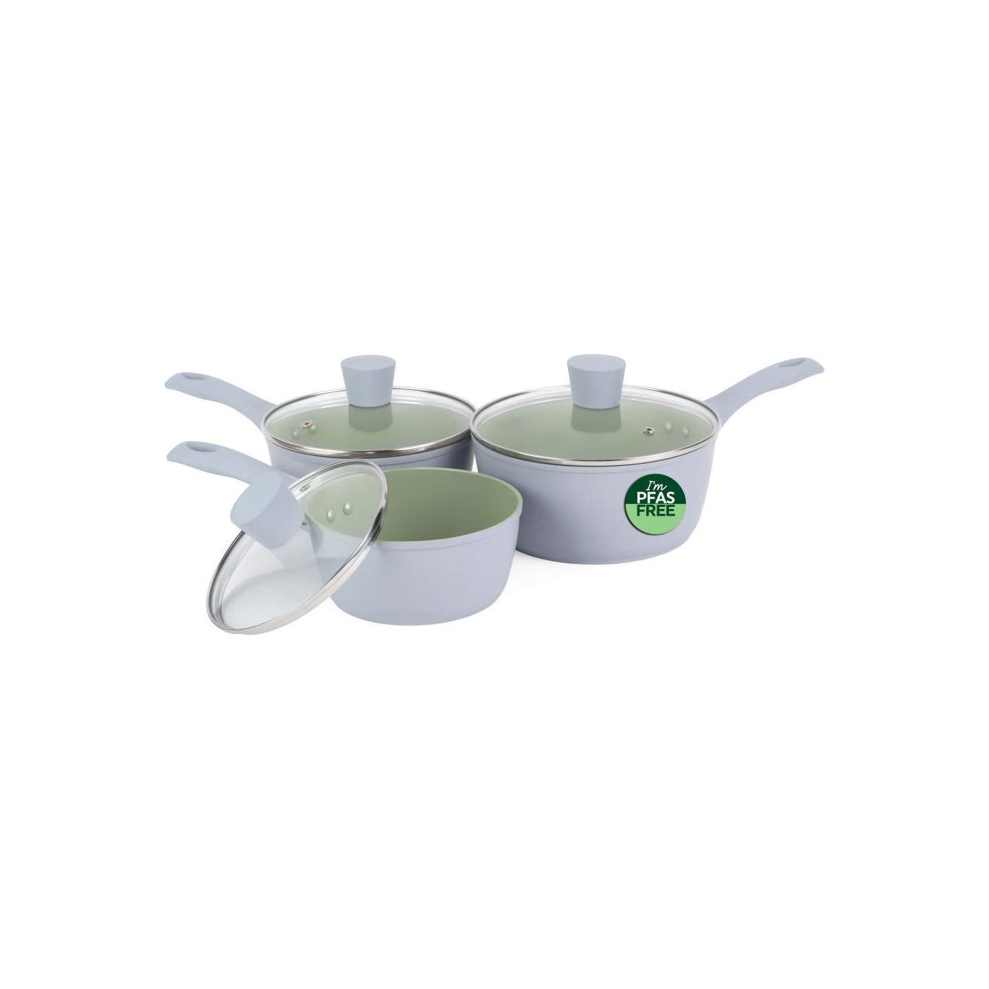Salter BW092831EU7 Earth 3 Piece (16/18/20cm) Pan Set