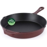Salter BW13773R Cast Iron 26cm Fry Pan, Red