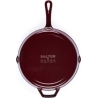 Salter BW13773R Cast Iron 26cm Fry Pan, Red