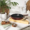 Salter BW13773R Cast Iron 26cm Fry Pan, Red