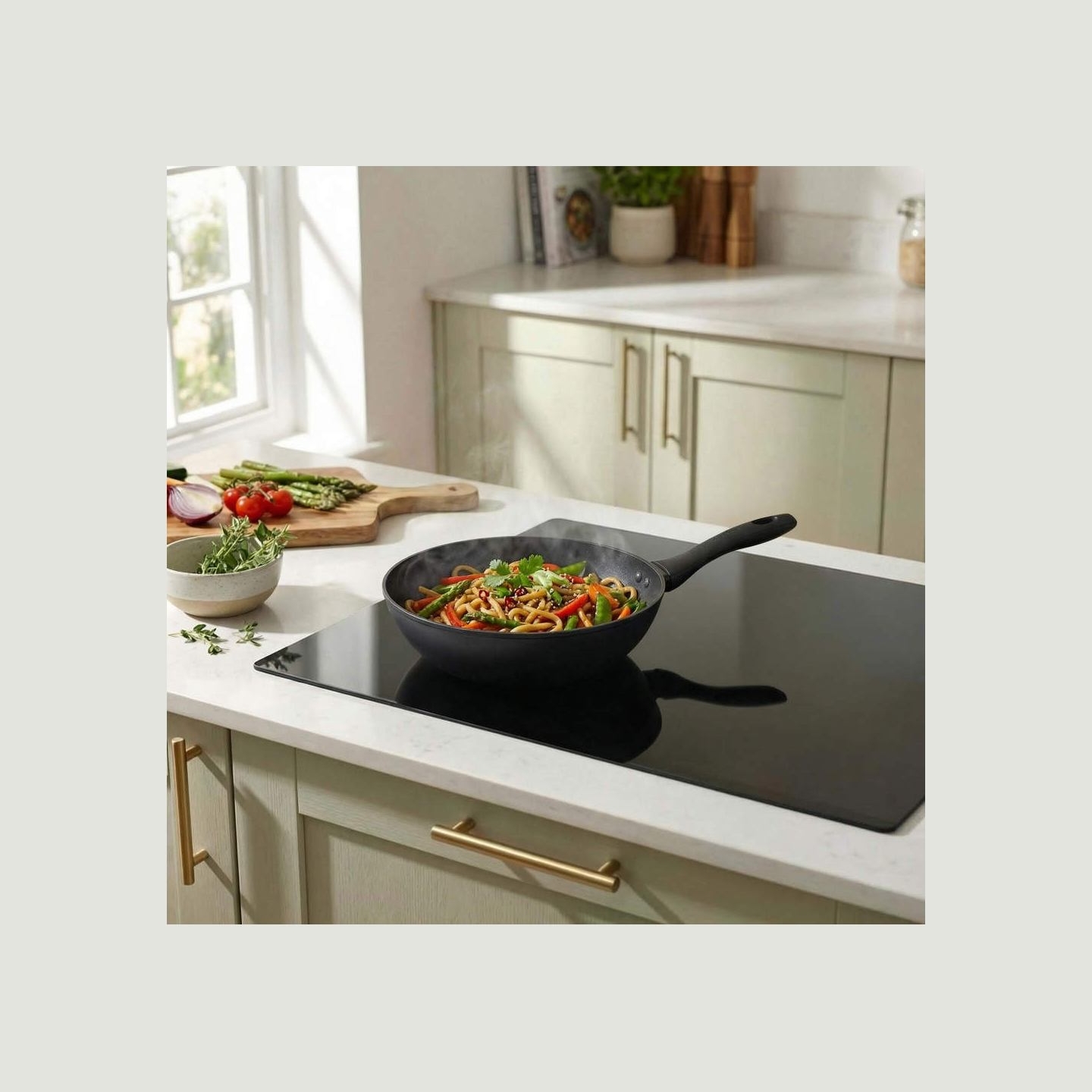 Salter BW11622SA3 Jewel Hex 28cm Stir-Fry Pan