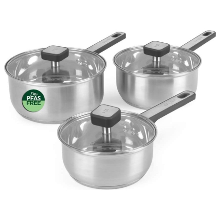 Salter BW14627 Expert  3 Piece (16/18/20cm)  Pan Set