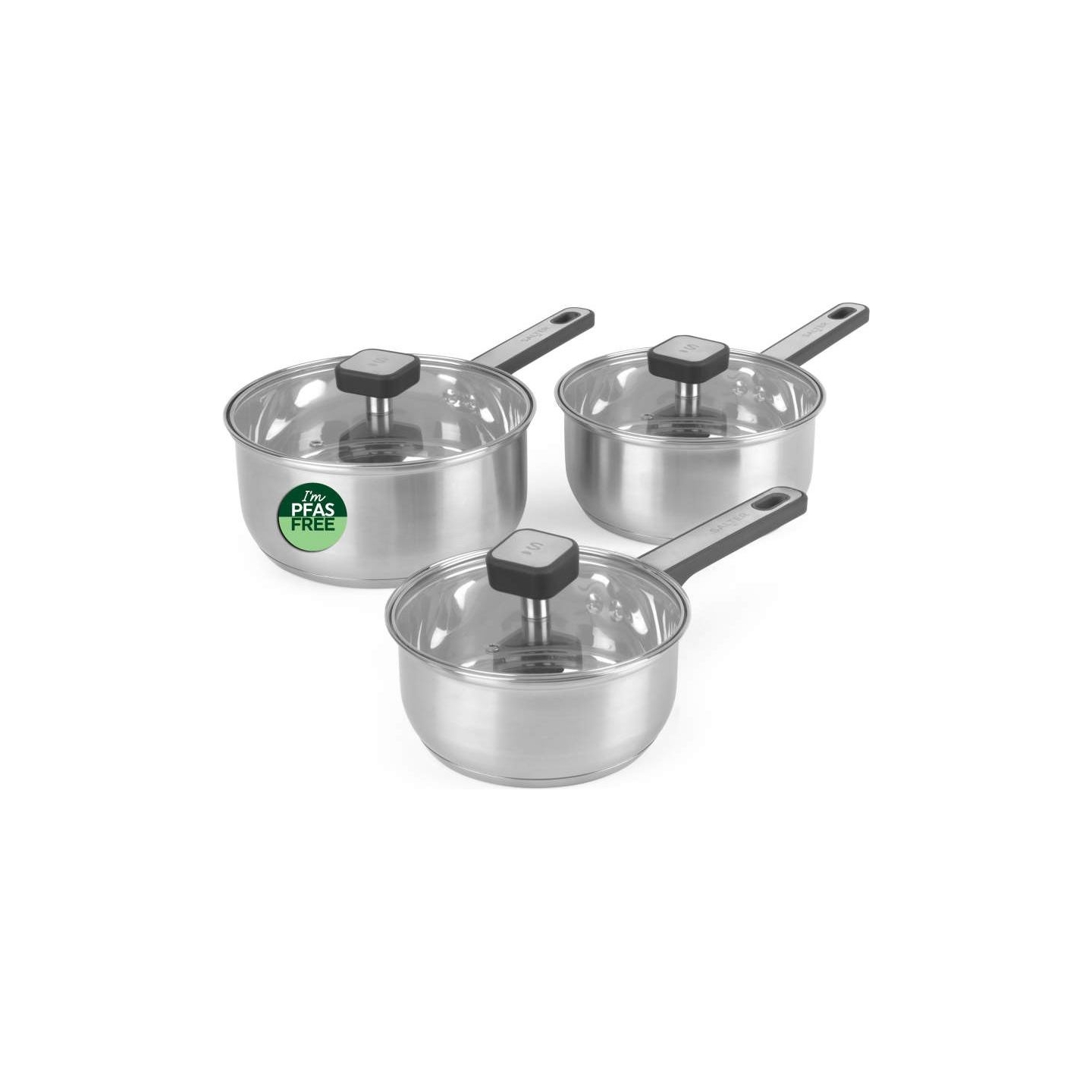 Salter BW14627 Expert  3 Piece (16/18/20cm)  Pan Set