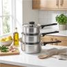 Salter BW14627 Expert  3 Piece (16/18/20cm)  Pan Set