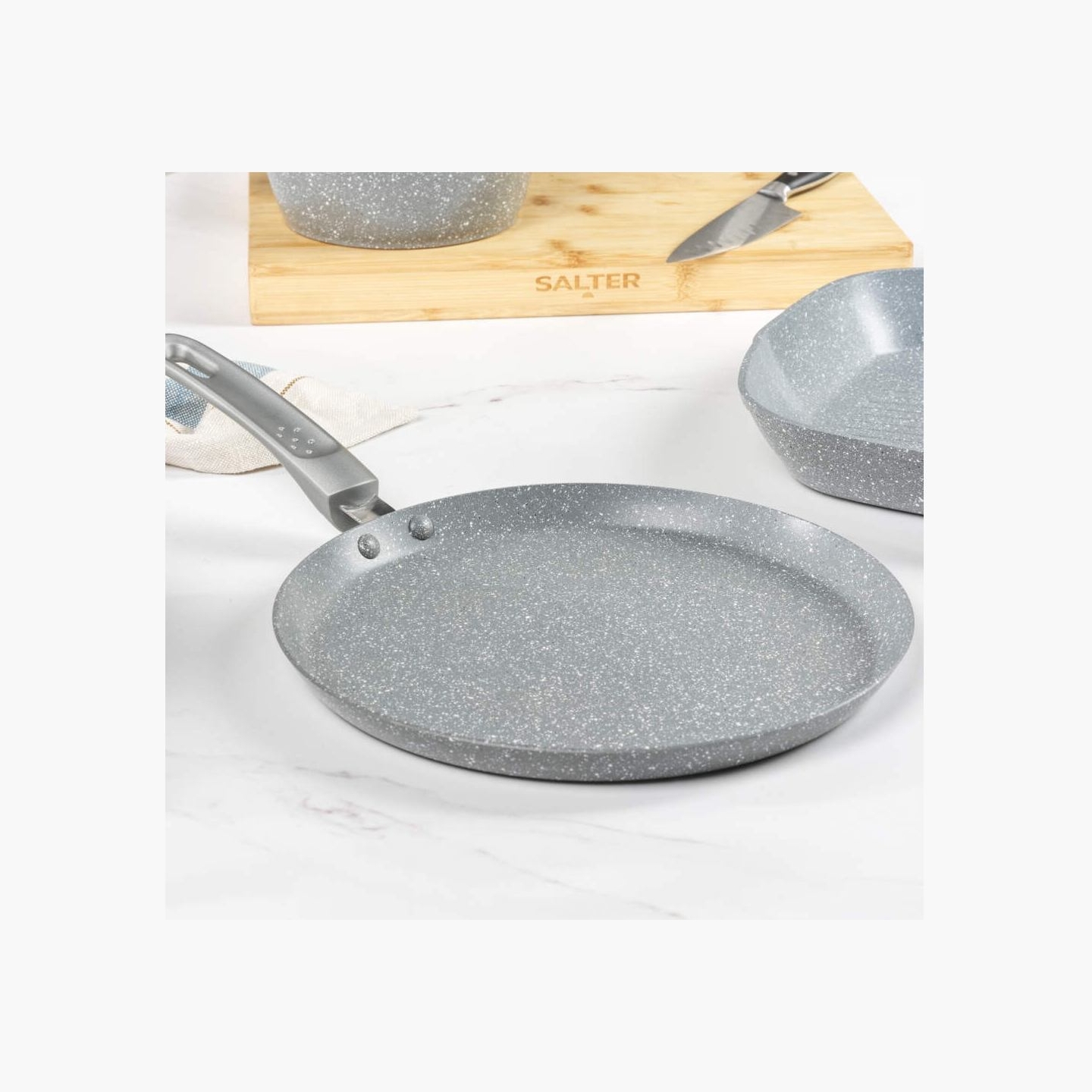 Salter BW13656GEU7 Marblestone 25cm Pancake Pan