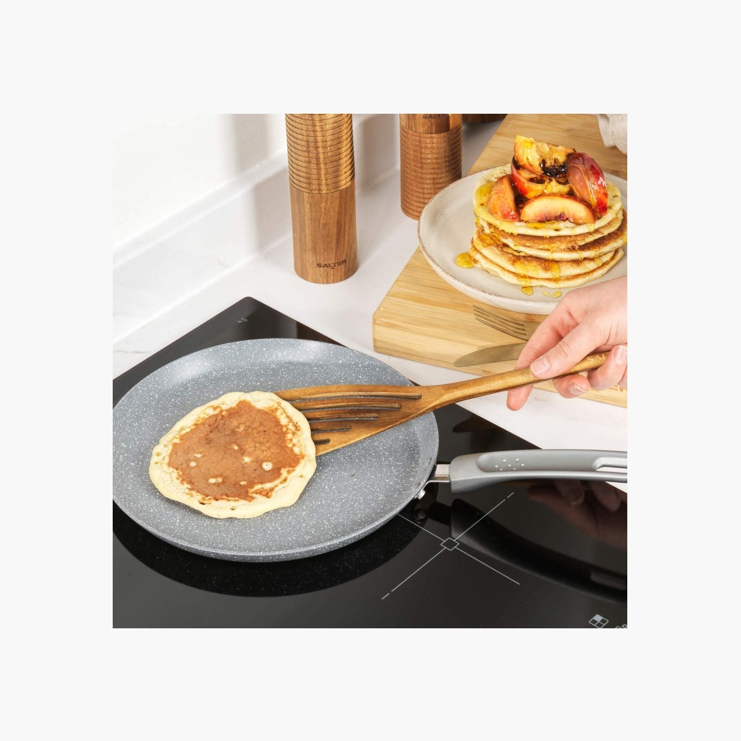 Salter BW13656GEU7 Marblestone 25cm Pancake Pan