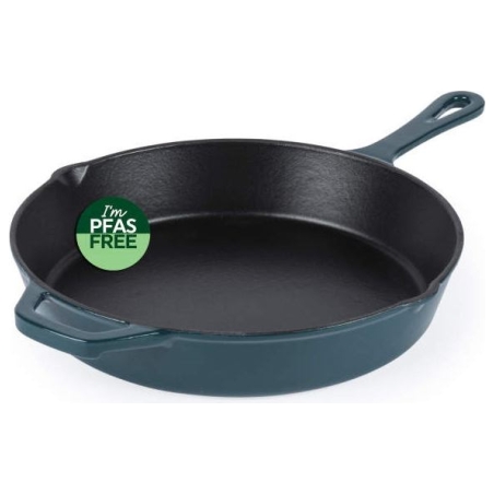 Salter BW13773GR  Cast Iron  26 cm FryPan, Green