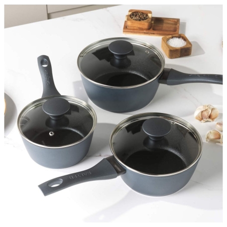 Salter BW13591DU Megastone Excellence 3 Piece Pan Set