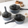 Salter BW13591DU Megastone Excellence 3 Piece Pan Set