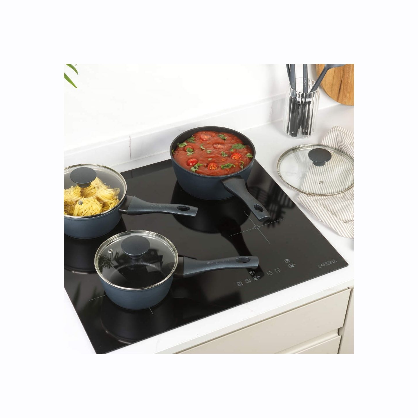 Salter BW13591DU Megastone Excellence 3 Piece Pan Set