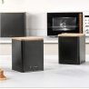 Salter BW12898EU7 Toronto 3-Piece Canister Set Black