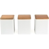 Salter BW12898WEU7 Toronto 3-Piece Canister Set White