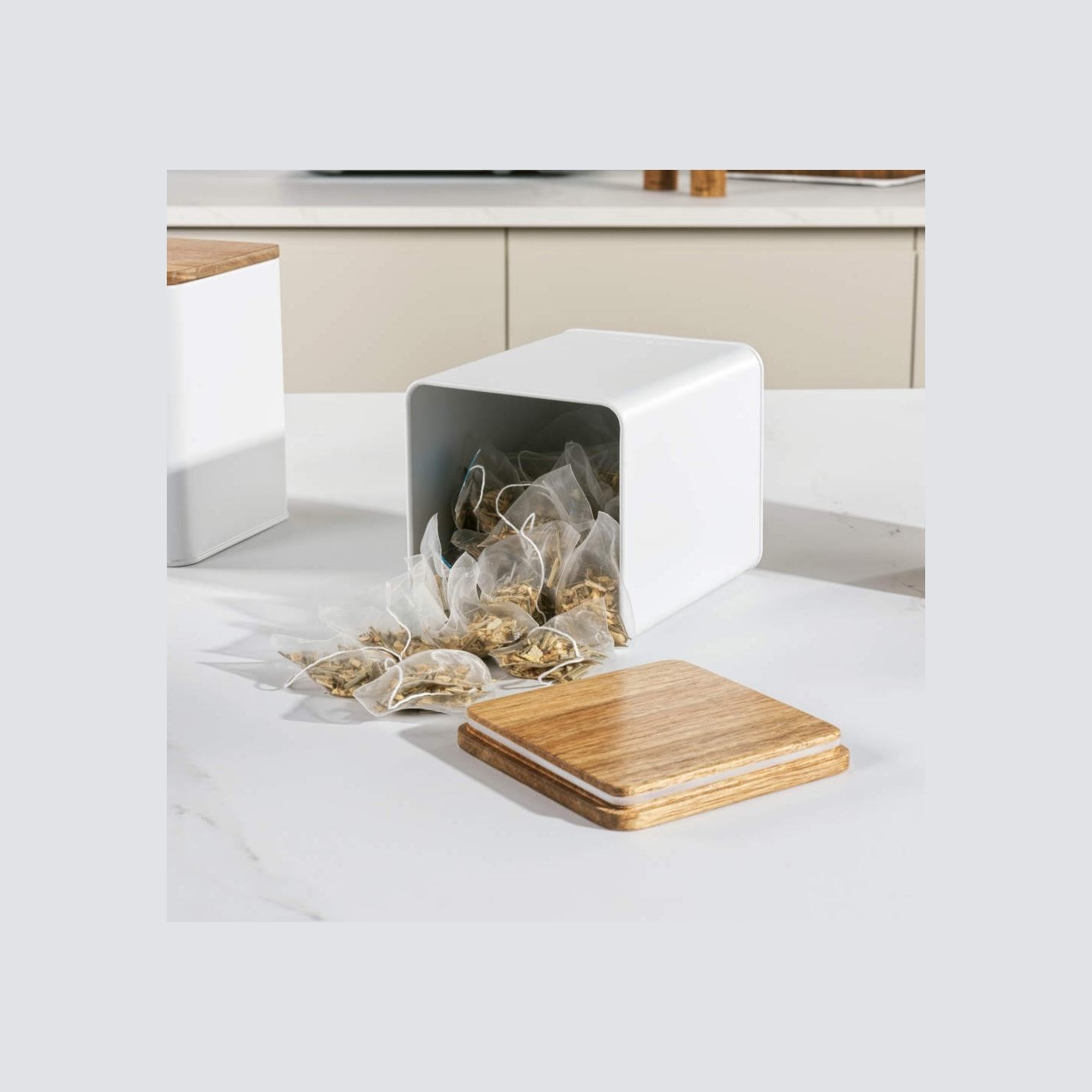 Salter BW12898WEU7 Toronto 3-Piece Canister Set White