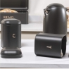 Salter BW13729EU7 Pebble 3-Piece Canister Set Charcoal