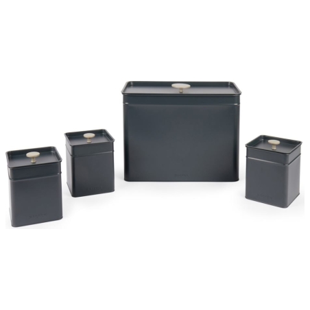 Salter BW126131EU7 Marino 4-Piece Bread Bin & Canister Set