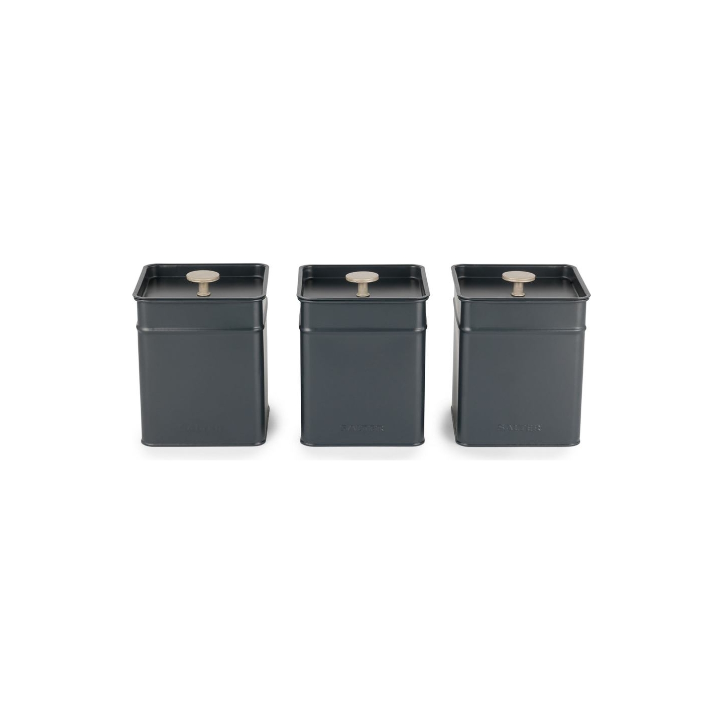 Salter BW124591EU7 Marino 3-Piece Canister Set