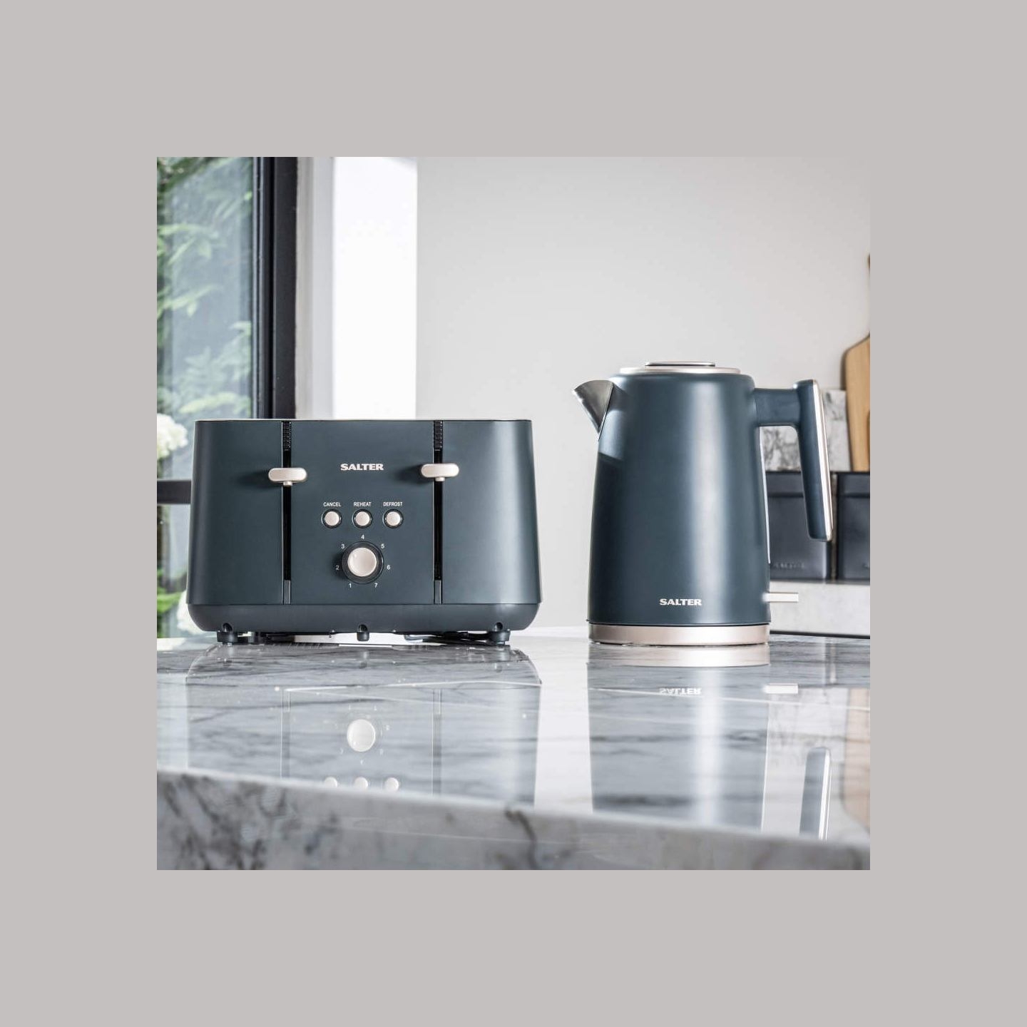 Salter BW124591EU7 Marino 3-Piece Canister Set