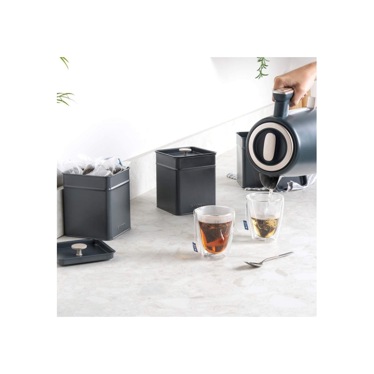 Salter BW124591EU7 Marino 3-Piece Canister Set
