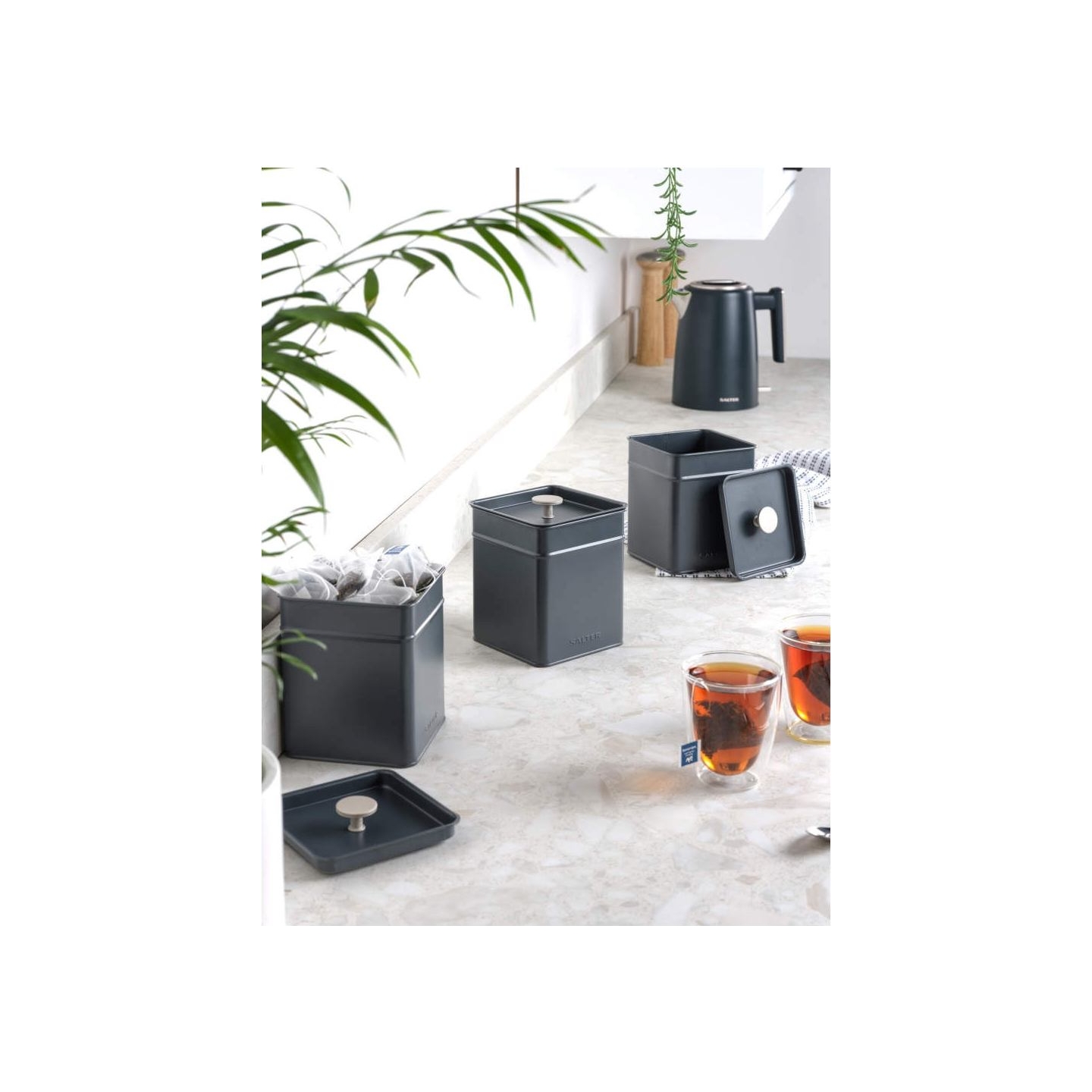 Salter BW124591EU7 Marino 3-Piece Canister Set