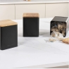 Salter BW129001EU7 Toronto 4-Piece Bread Bin & Canister Set - Black