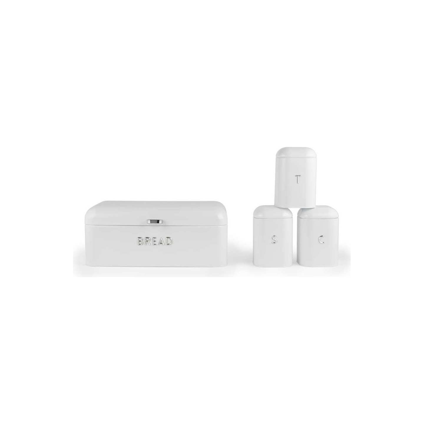 Salter BW14045EU7  Boston 4-Piece Countertop Set, Ice White