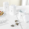 Salter BW14043EU7 Boston 3-Piece Canister Set, White