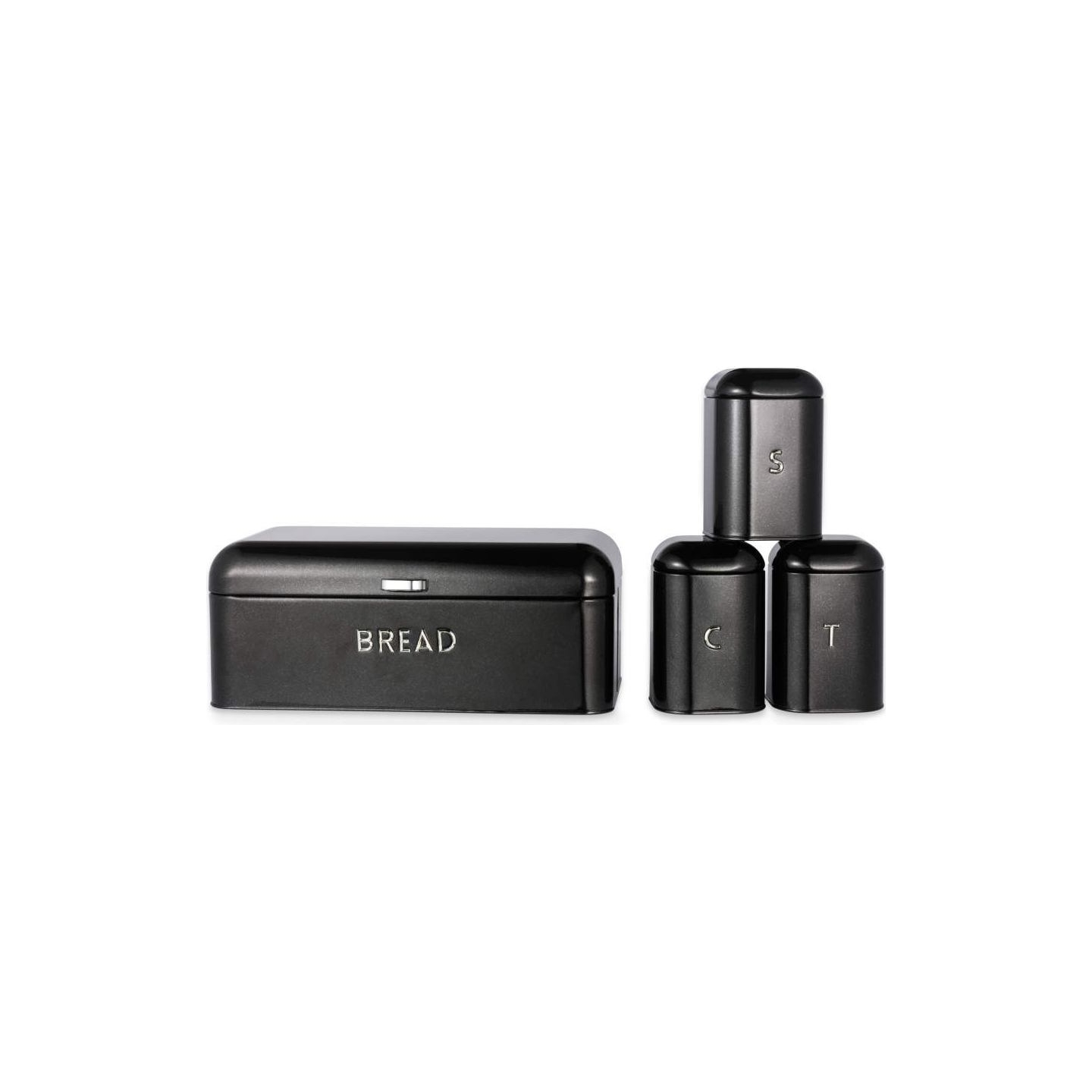 Salter BW14045B Boston 4-Piece Countertop Set, Black