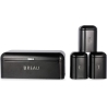Salter BW14045B Boston 4-Piece Countertop Set, Black