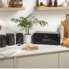 Salter BW14045B Boston 4-Piece Countertop Set, Black