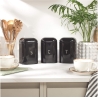 Salter BW14045B Boston 4-Piece Countertop Set, Black