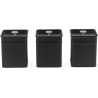 Salter BW14372 Alchemy 4-Piece Countertop Set, Black