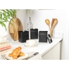 Salter BW14372 Alchemy 4-Piece Countertop Set, Black