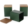 Salter BW12898G Toronto 3-Piece Canister Set, Green