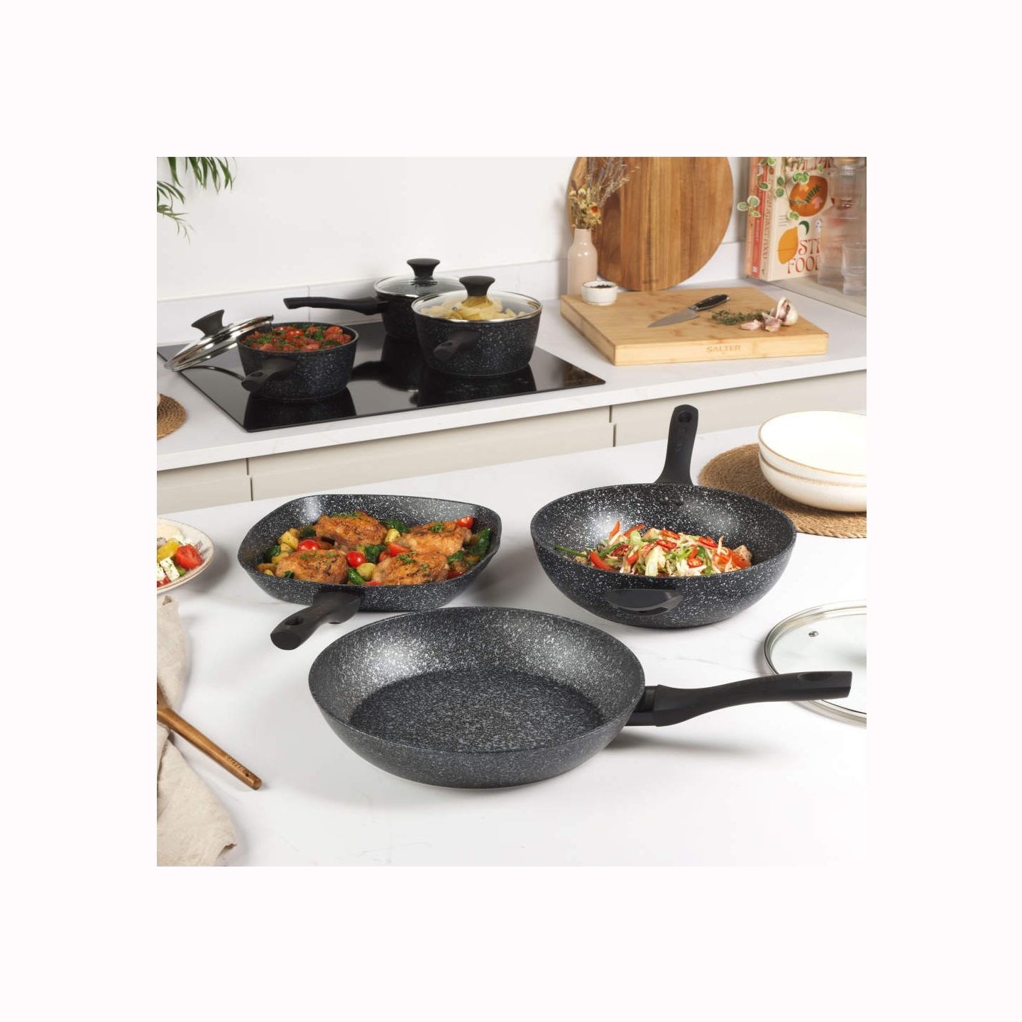 Salter BW05753S2EU7 Megastone  28cm Wok