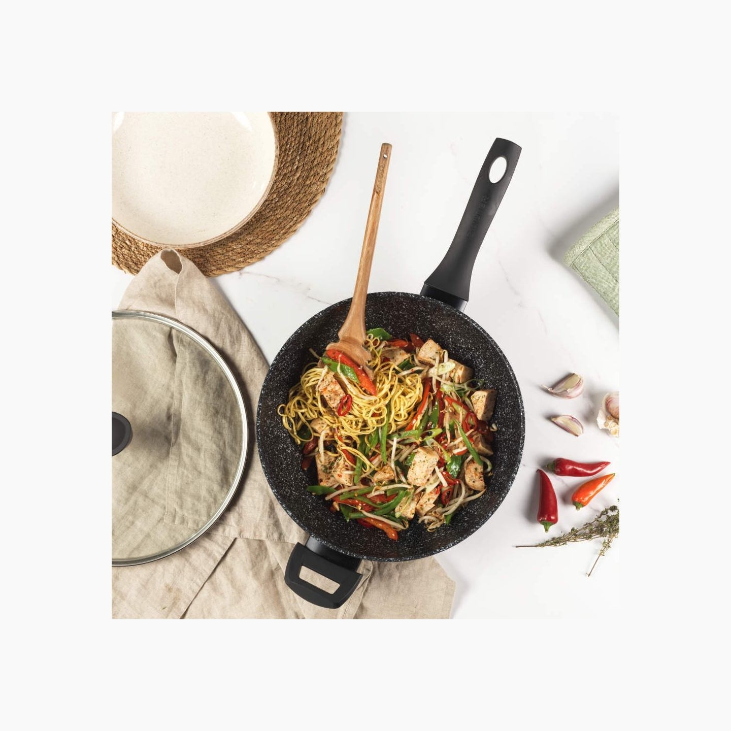 Salter BW05753S2EU7 Megastone  28cm Wok