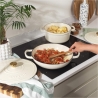 Salter BW13772C Chester 2.8L Shallow Cast Iron Casserole Pot 30 cm, Cream