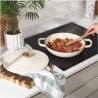 Salter BW13772C Chester 2.8L Shallow Cast Iron Casserole Pot 30 cm, Cream