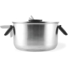 Salter BW14354 Stack-In Stainless Steel 3 Piece (16/22/24 cm) Stockpot Set