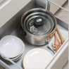 Salter BW14354 Stack-In Stainless Steel 3 Piece (16/22/24 cm) Stockpot Set