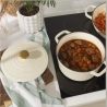 Salter BW13771C Chester 3.4L Cast Iron Casserole Pot 24 cm, Cream