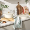 Salter BW13771C Chester 3.4L Cast Iron Casserole Pot 24 cm, Cream