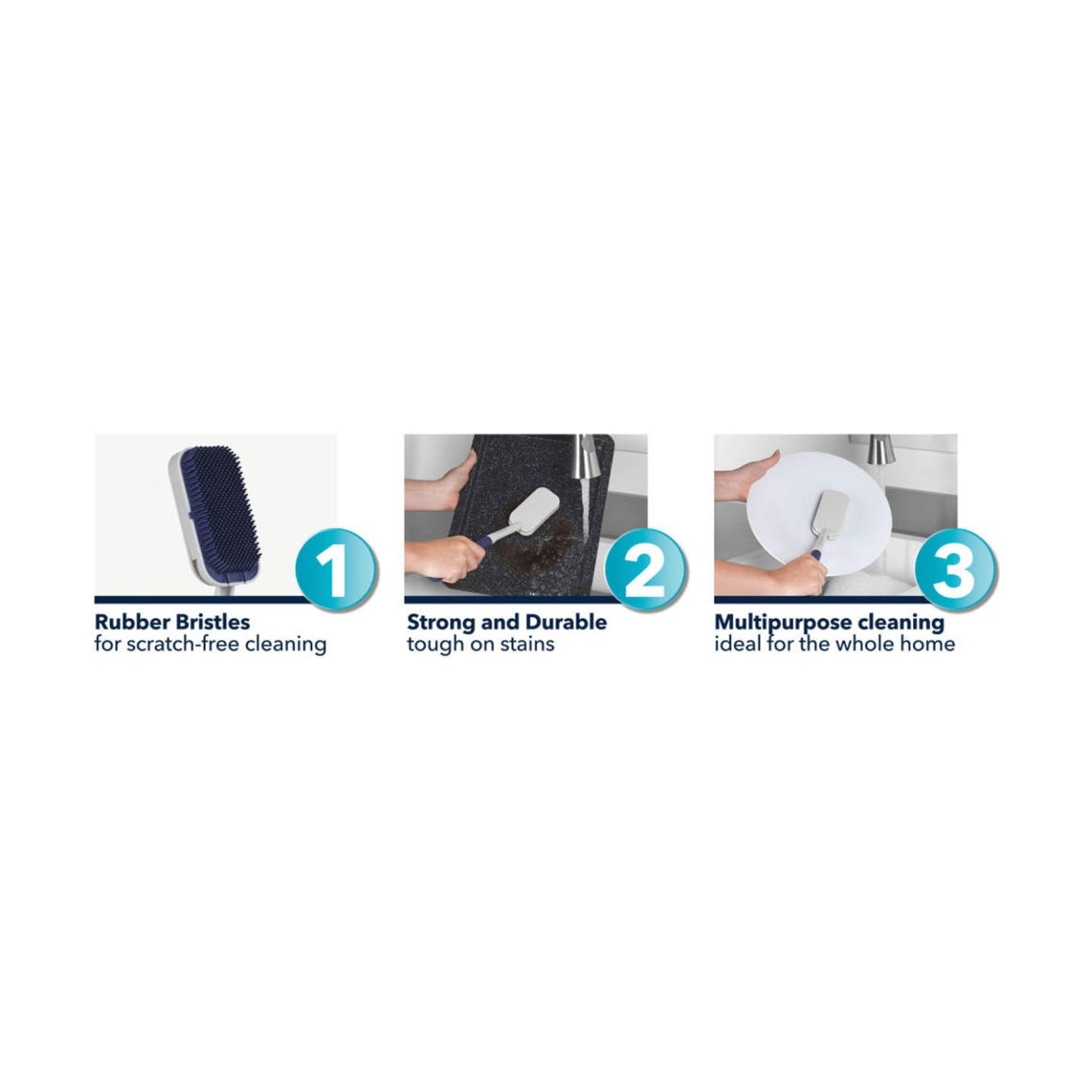 Beldray LA032814FEU7 Deep Clean Rubber Dish Brush
