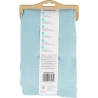 Beldray LA035655FAS Waffle Design Shower Curtain - Blue
