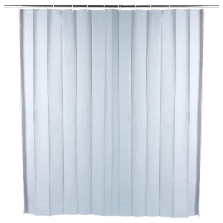 Beldray LA028268LGRYUFFEU7 Antibac Shower Curtain Gray