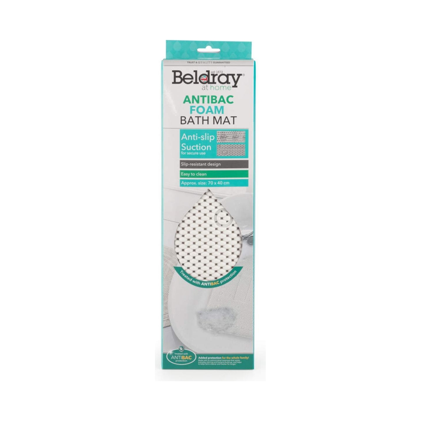 Beldray LA032722UFFEU7 Antibac Foam Bath Mat