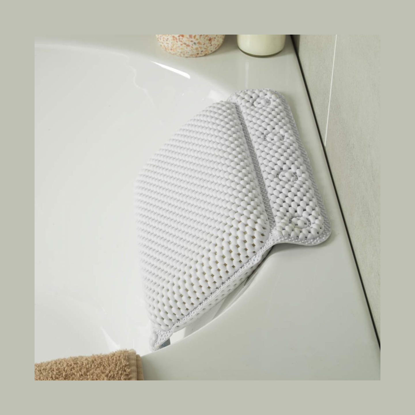 Beldray LA032715UFFPTS Anti-bac Bath Pillow, White