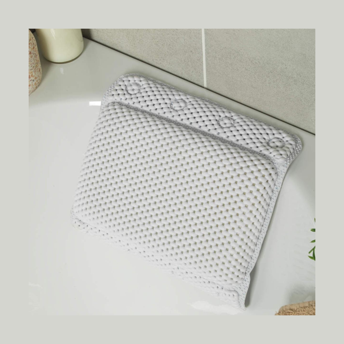 Beldray LA032715UFFPTS Anti-bac Bath Pillow, White