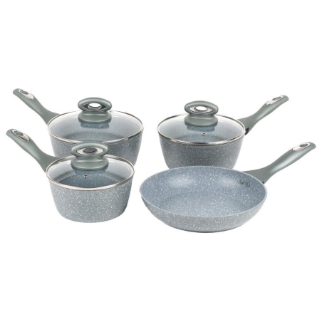 Salter BW04151G1EU7 Timeless Collection Stainless Steel 5 Piece Pan Set